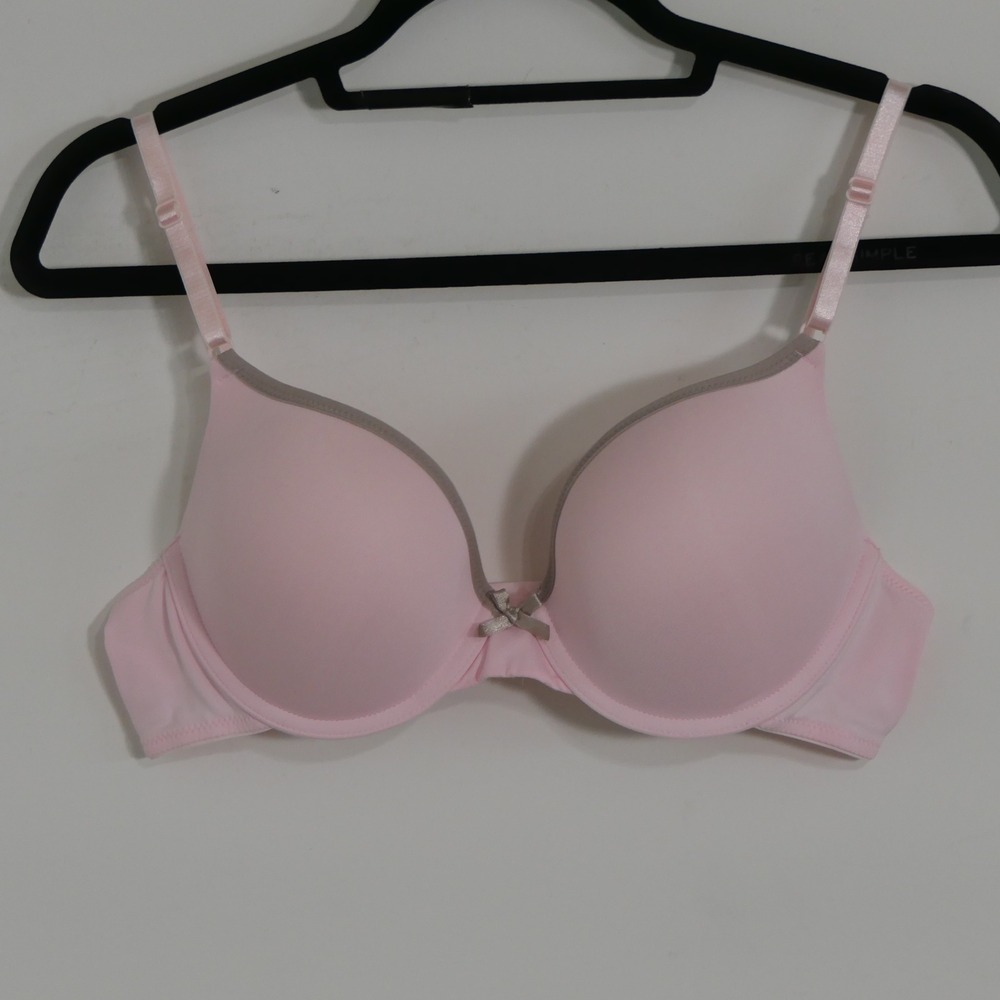 Maidenform‎ Womens T-Shirt Bra 38B Pink Coquette Balletcore P09699 Feminine Soft